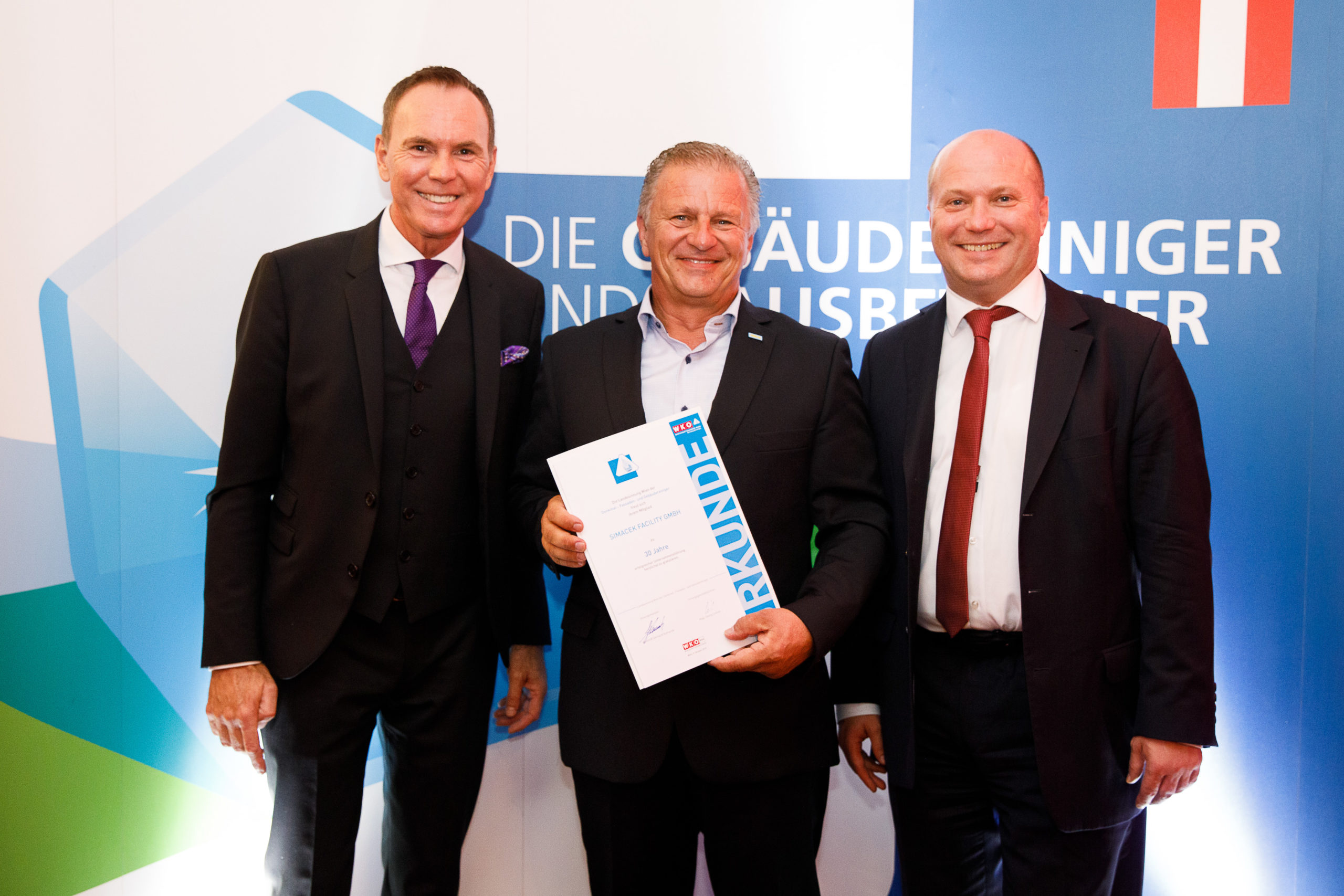 Ehrung der Firma Reinigungsanstalt " Germania" Gesellschaft m.b.H. & CO.KG. für 65 Jahre